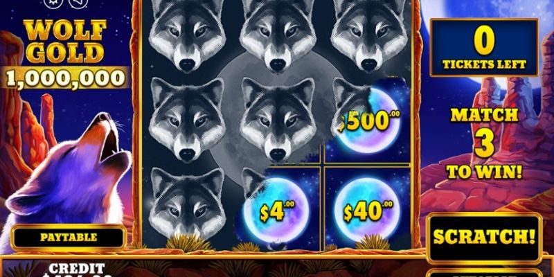 Betting in wolf slots game